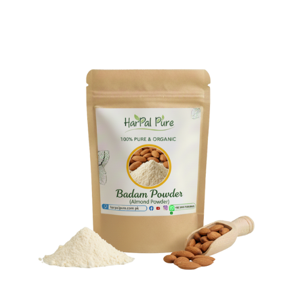Harpal Pure Almond (Badam) Powder – Natural Protein & Brain Booster